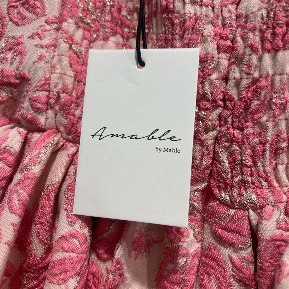 Pink mini corset dress ANNABELLE size medium NWT - Picture 4 of 4
